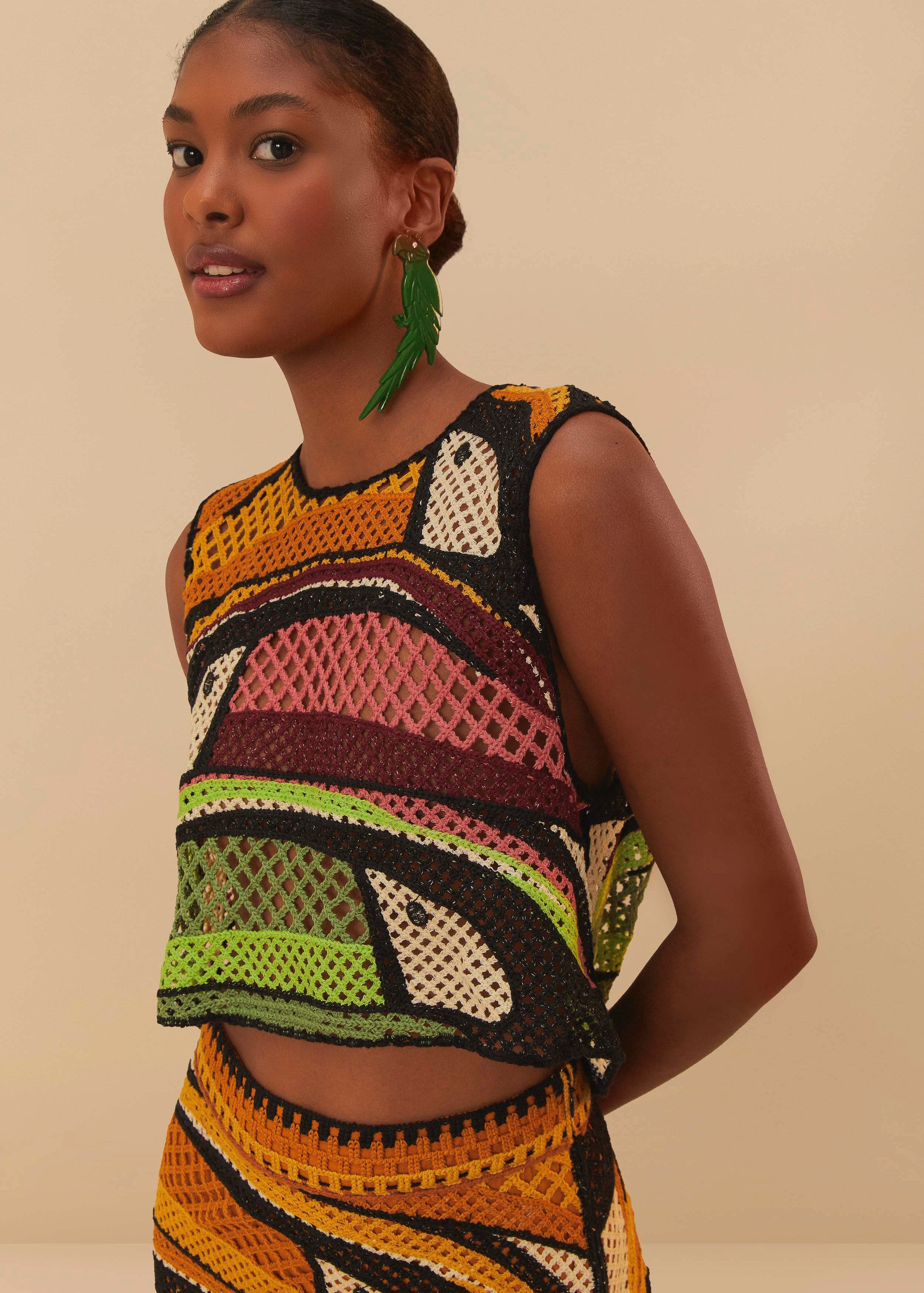 Toucan Tree Crochet Top Toucan Tree Crochet Top