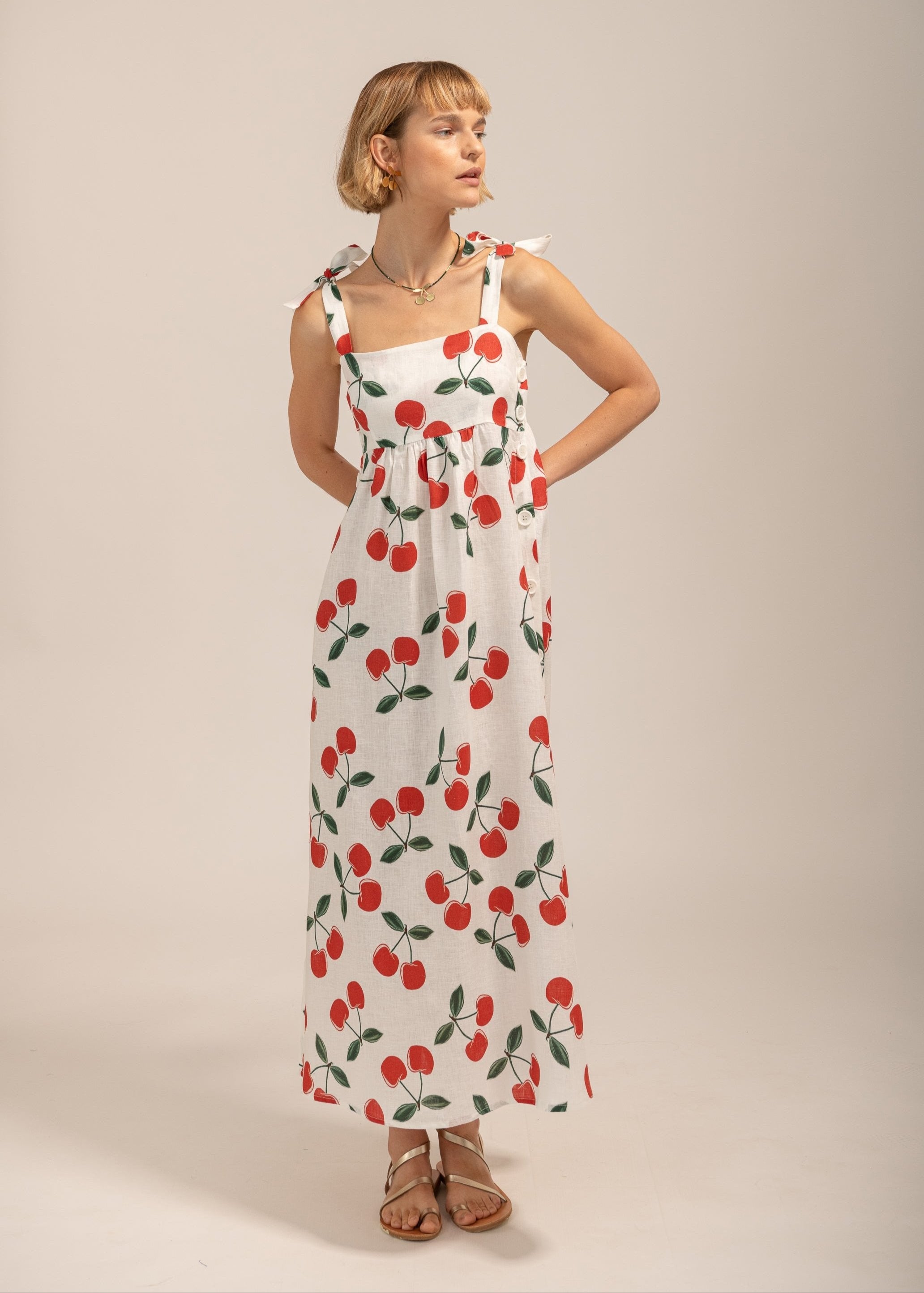 Paty Cherry Long Dress