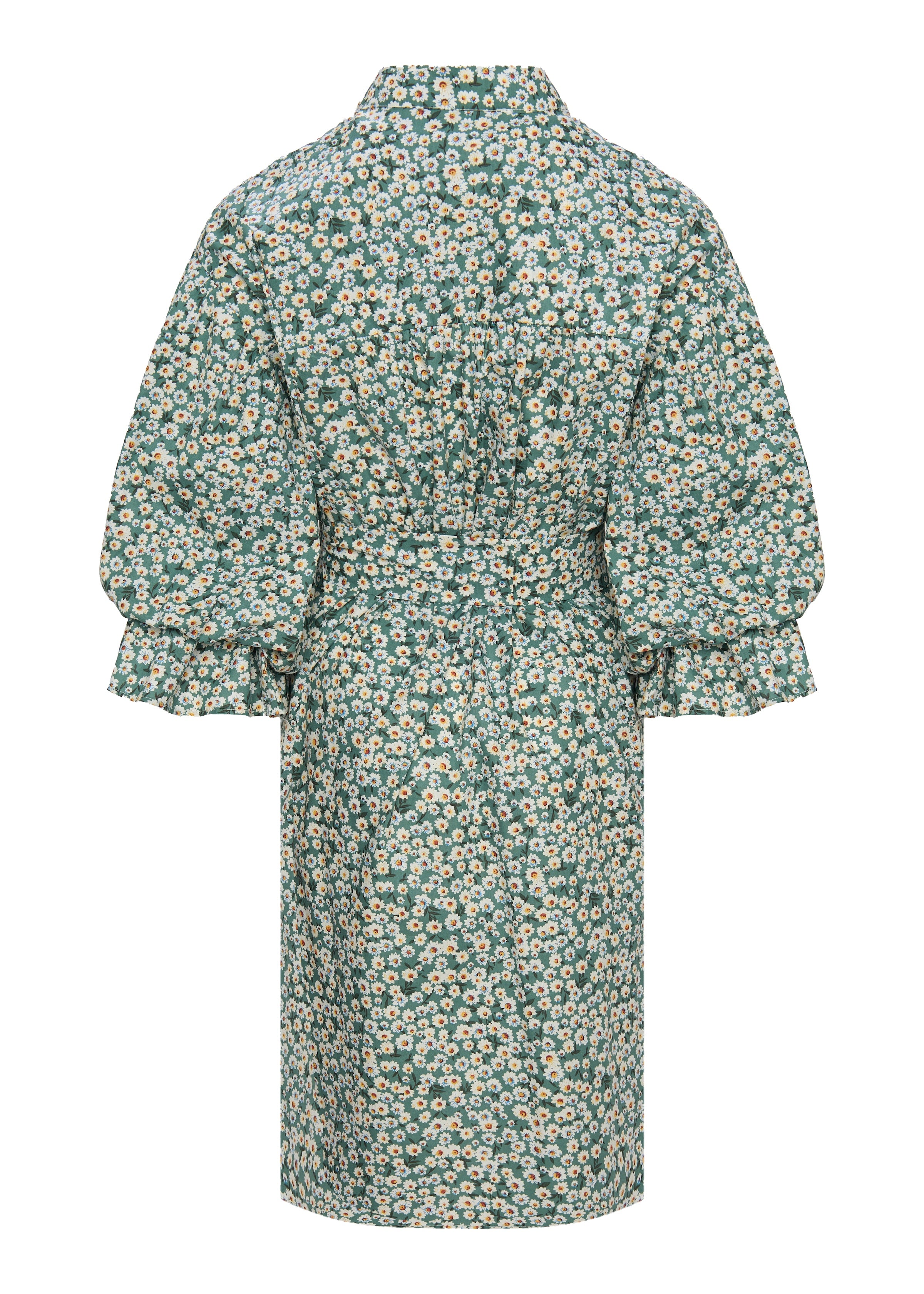 Alice Liberty Green Flowers Dress