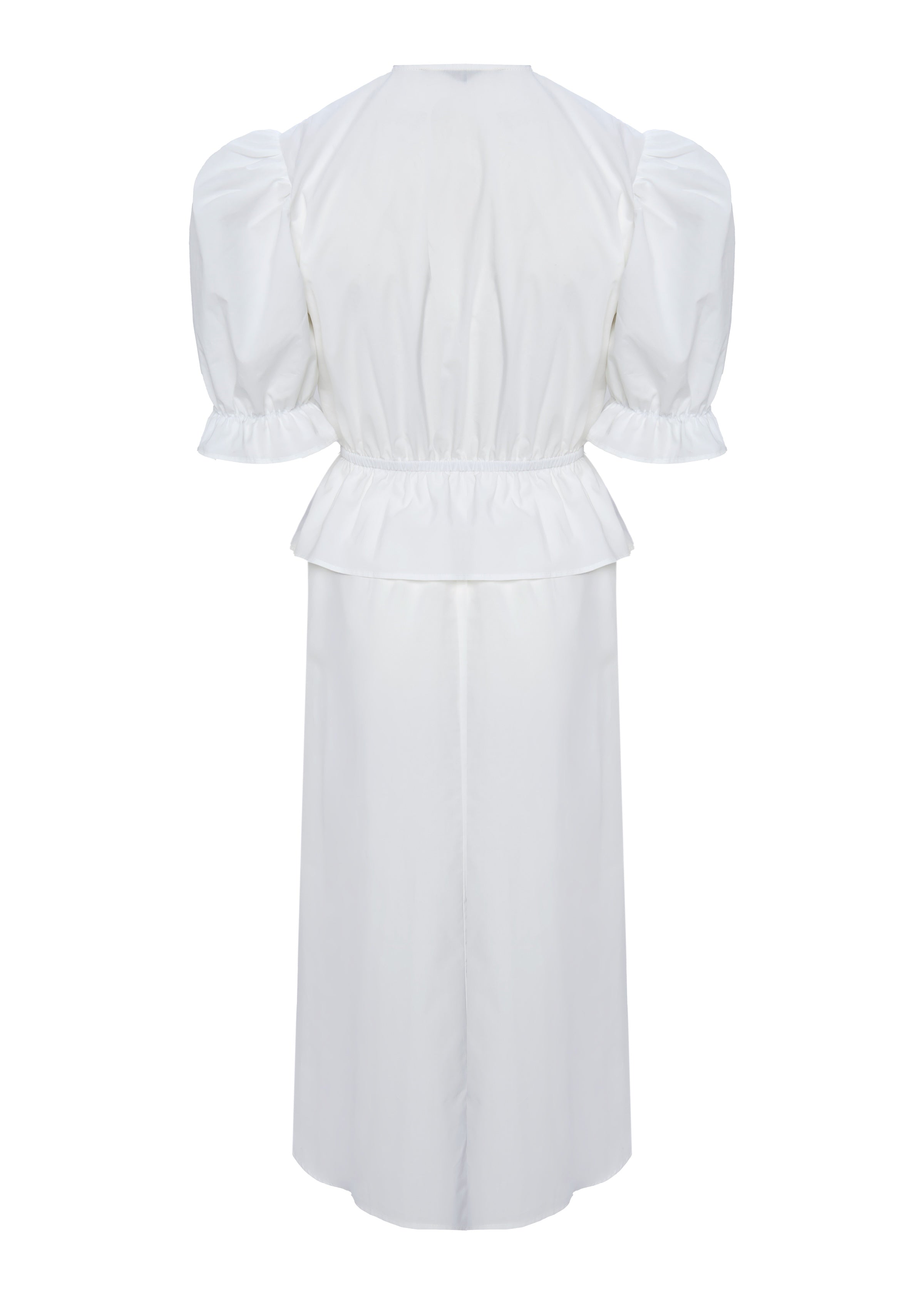 Milena White Fish Dress