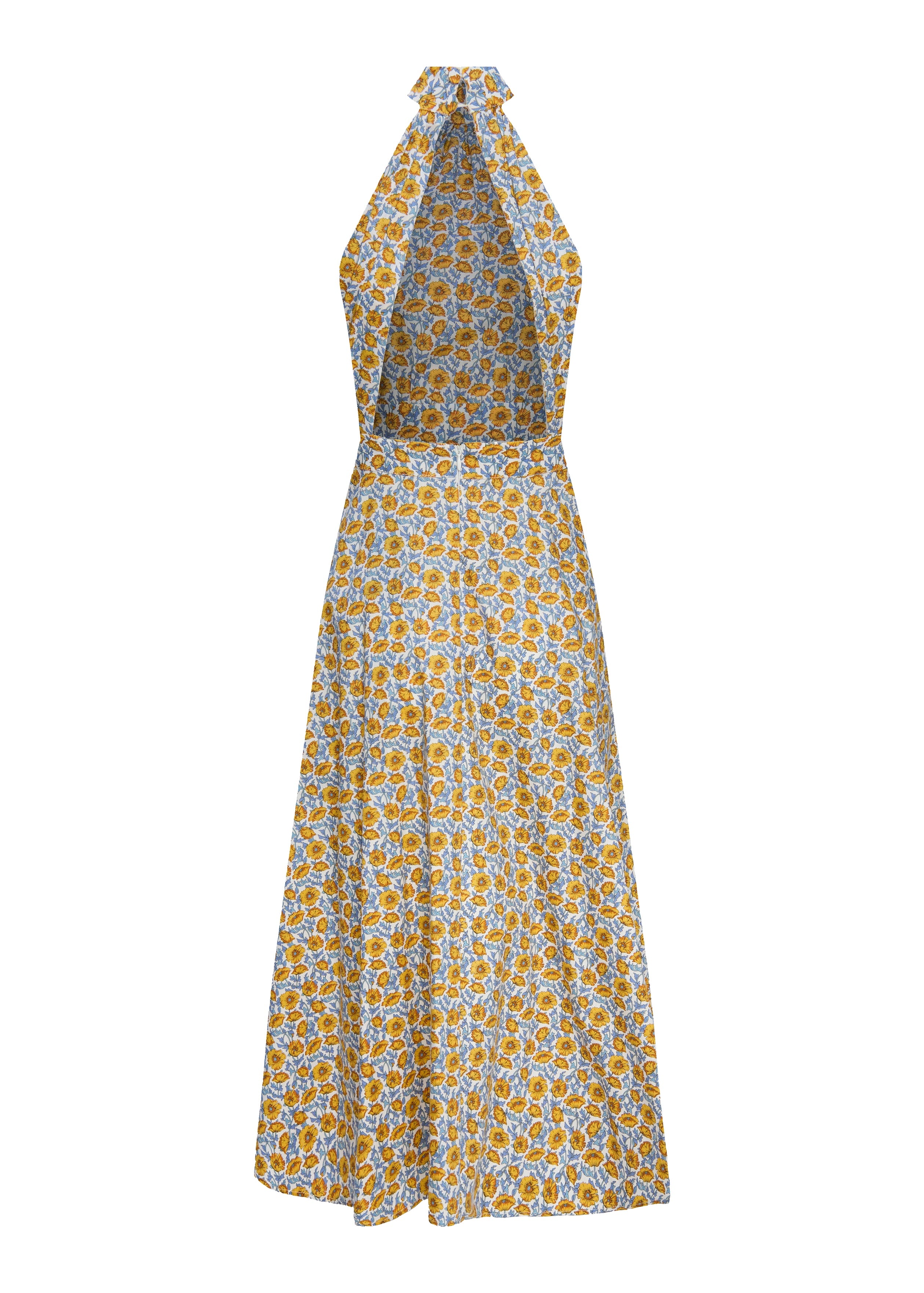 Vera Liberty Yellow Flowers Dress