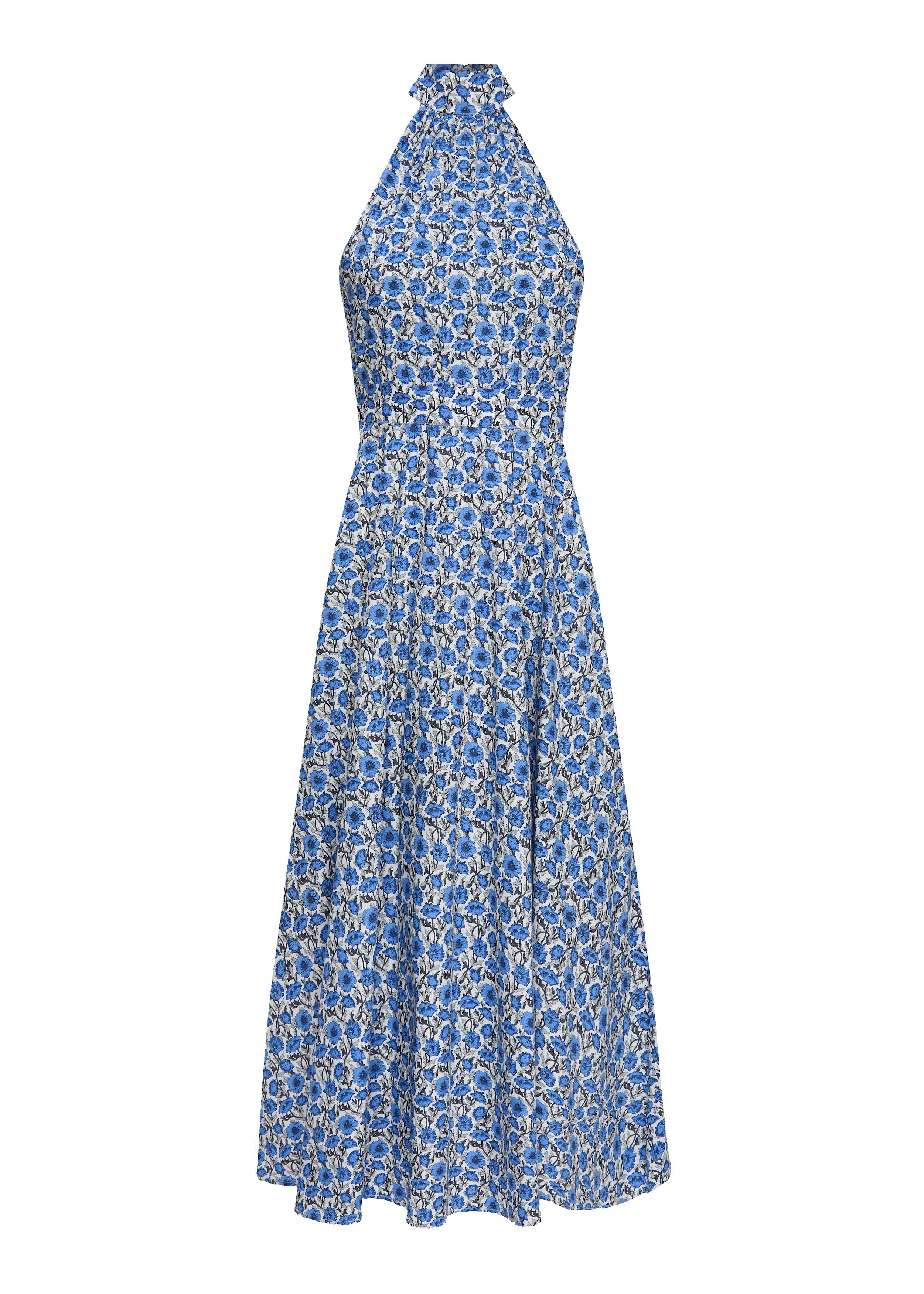 Vera Liberty Blue Flowers Dress