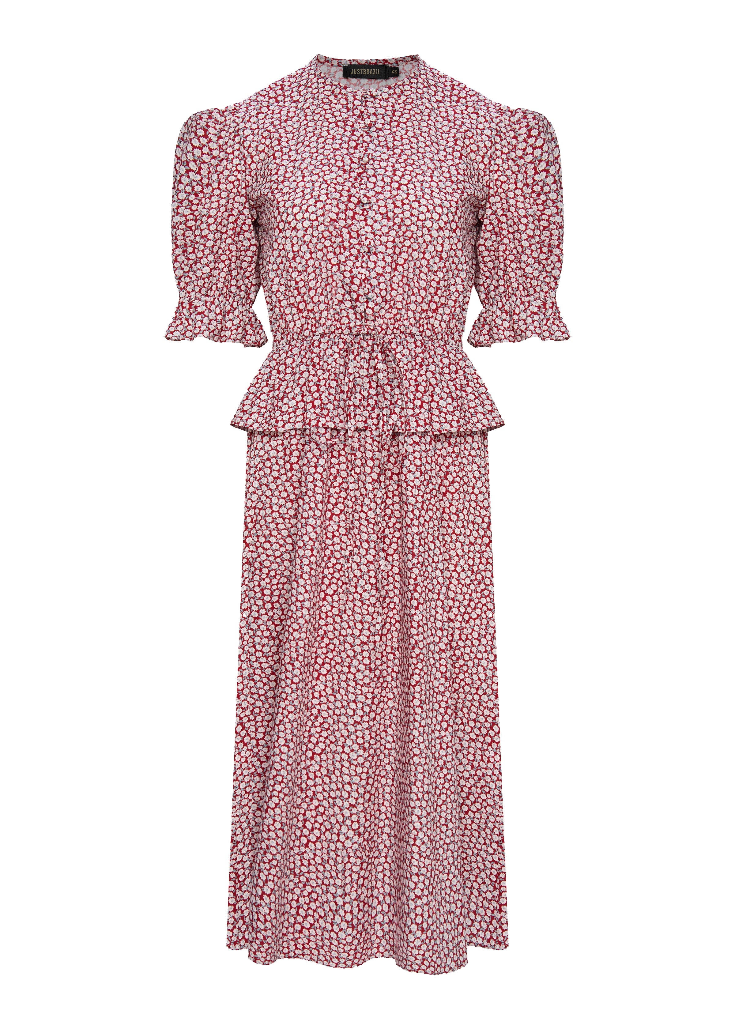 Milena Liberty Red Flowers Dress