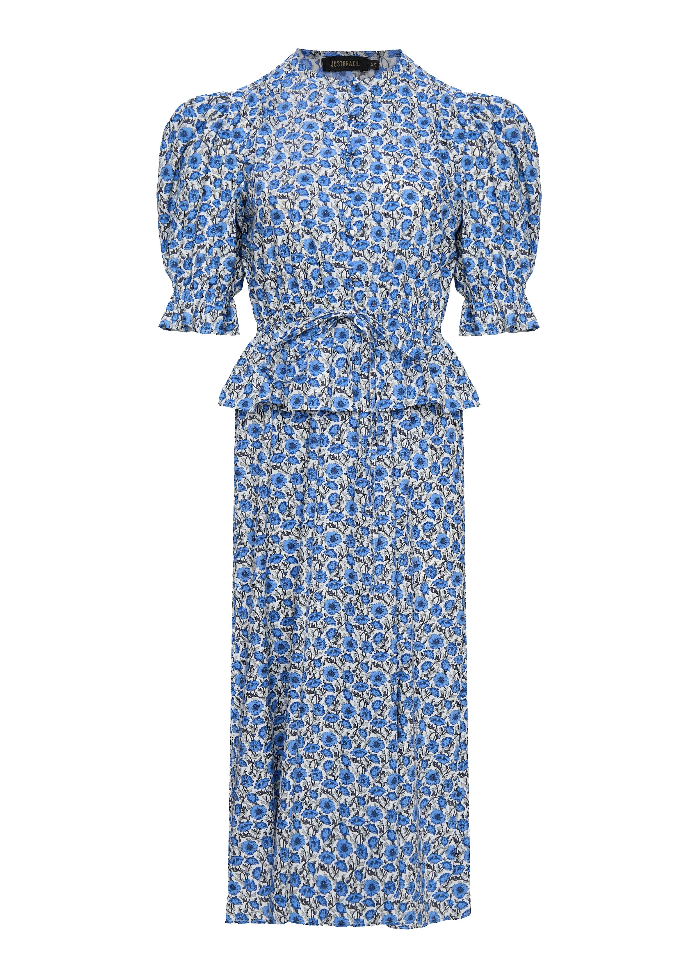 Milena Liberty Blue Flowers Dress