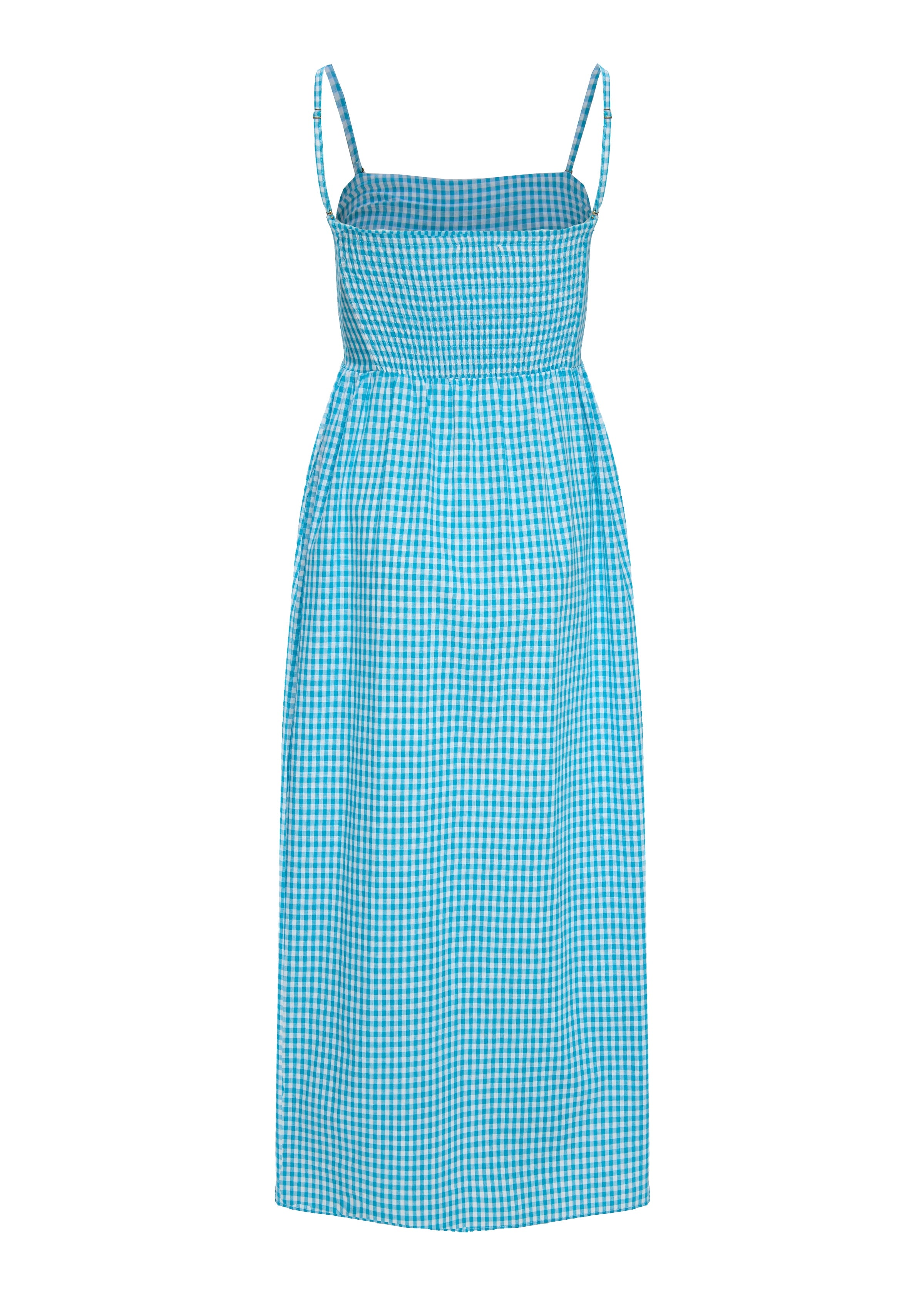 Milli Turquoise Karo Dress