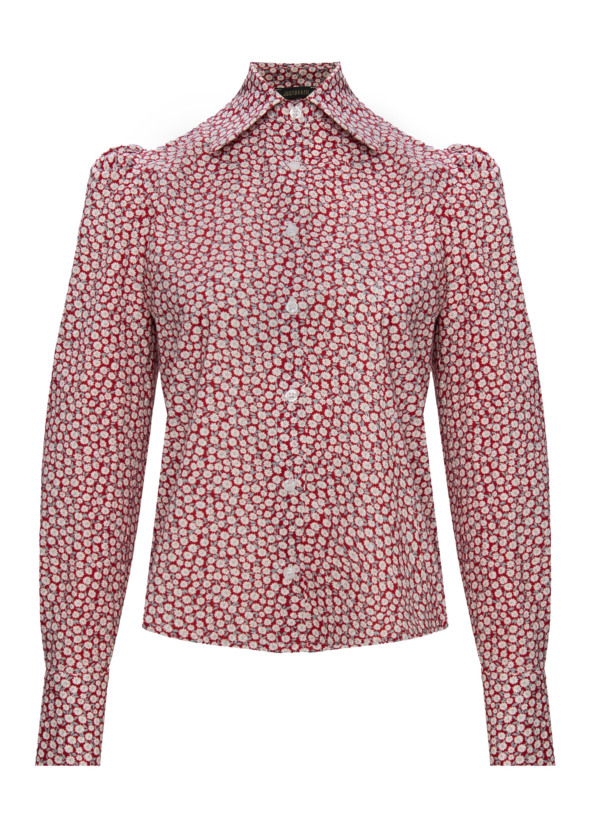 Flower Liberty Red Shirt