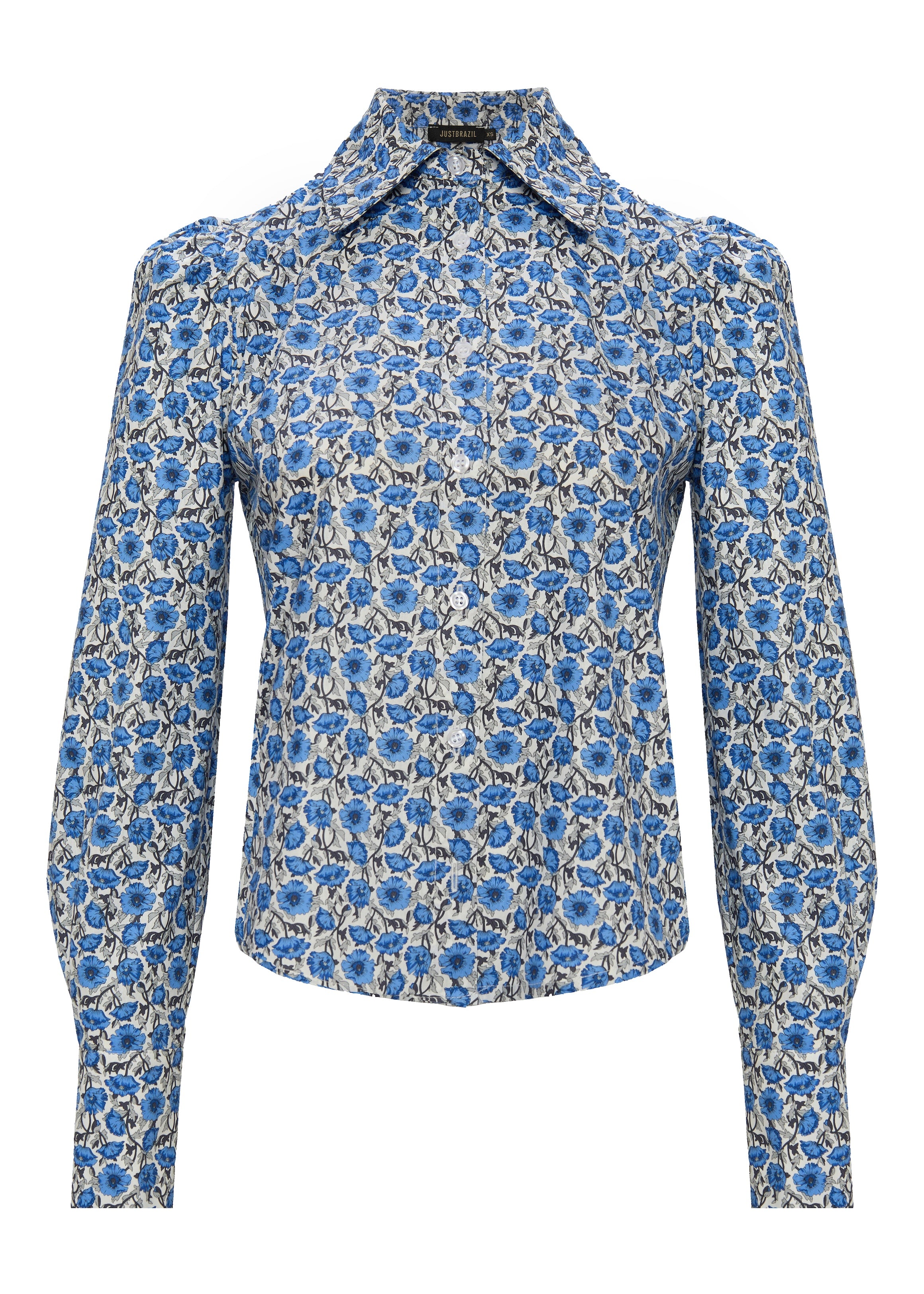 Flower Liberty Blue Shirt