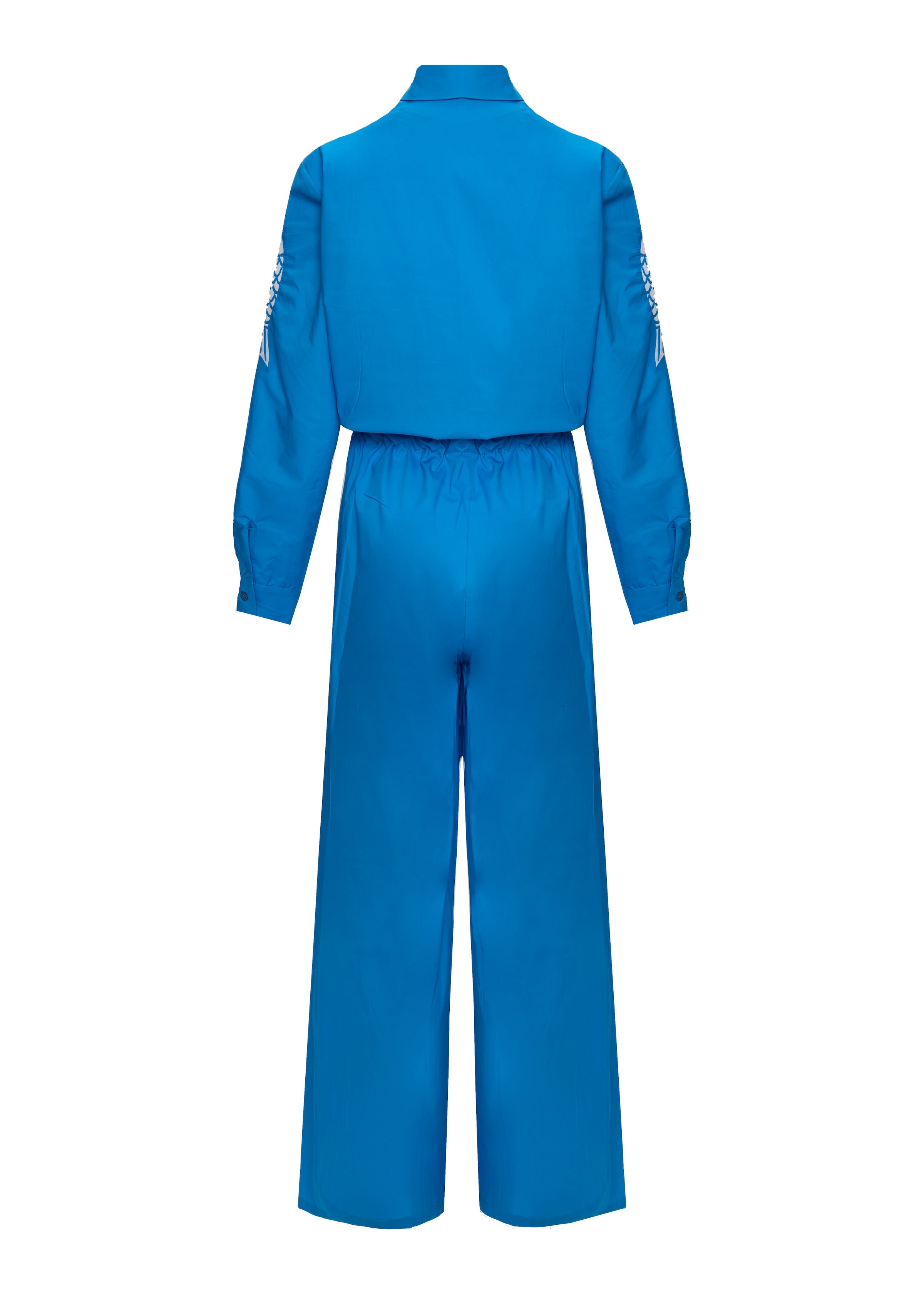 Aster Petrol Fish Jumpsuit