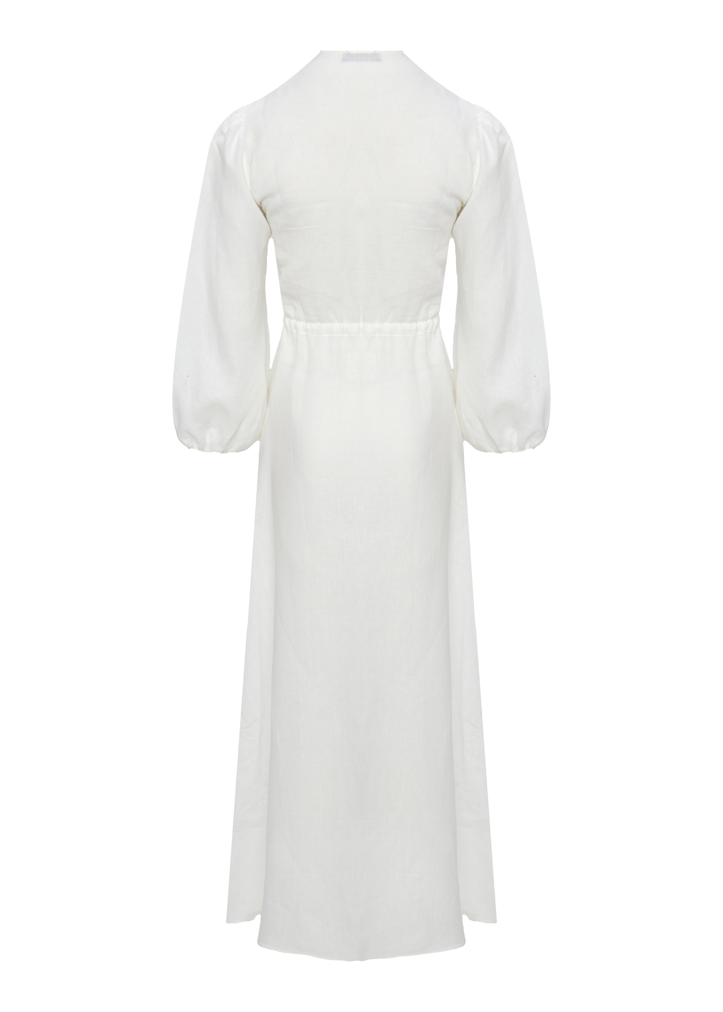 Clover Linen Calipso White Dress