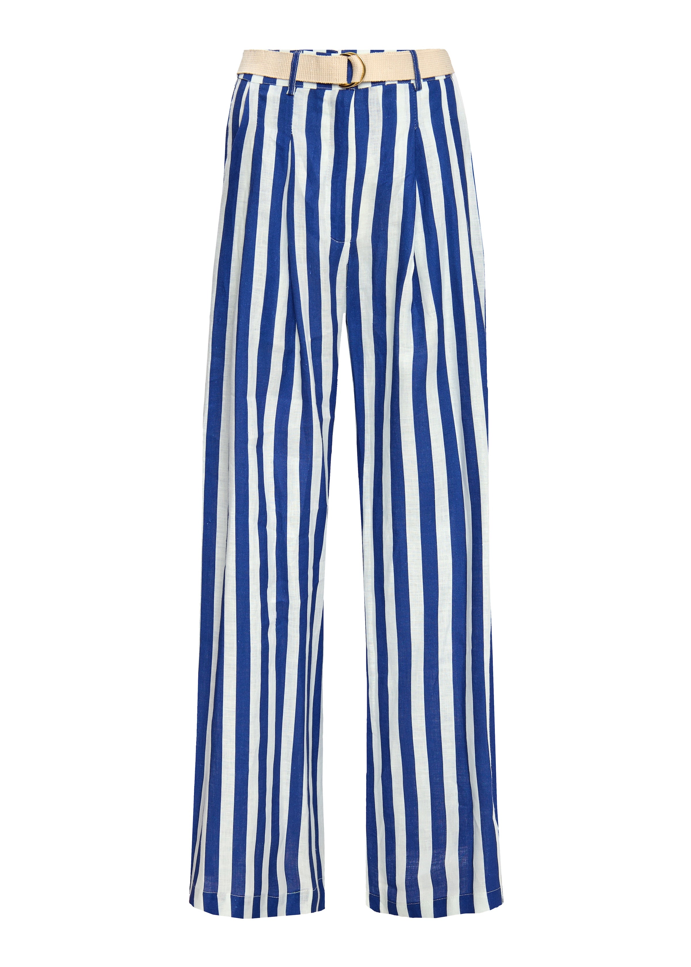 Alexa Blue Stripes Trousers