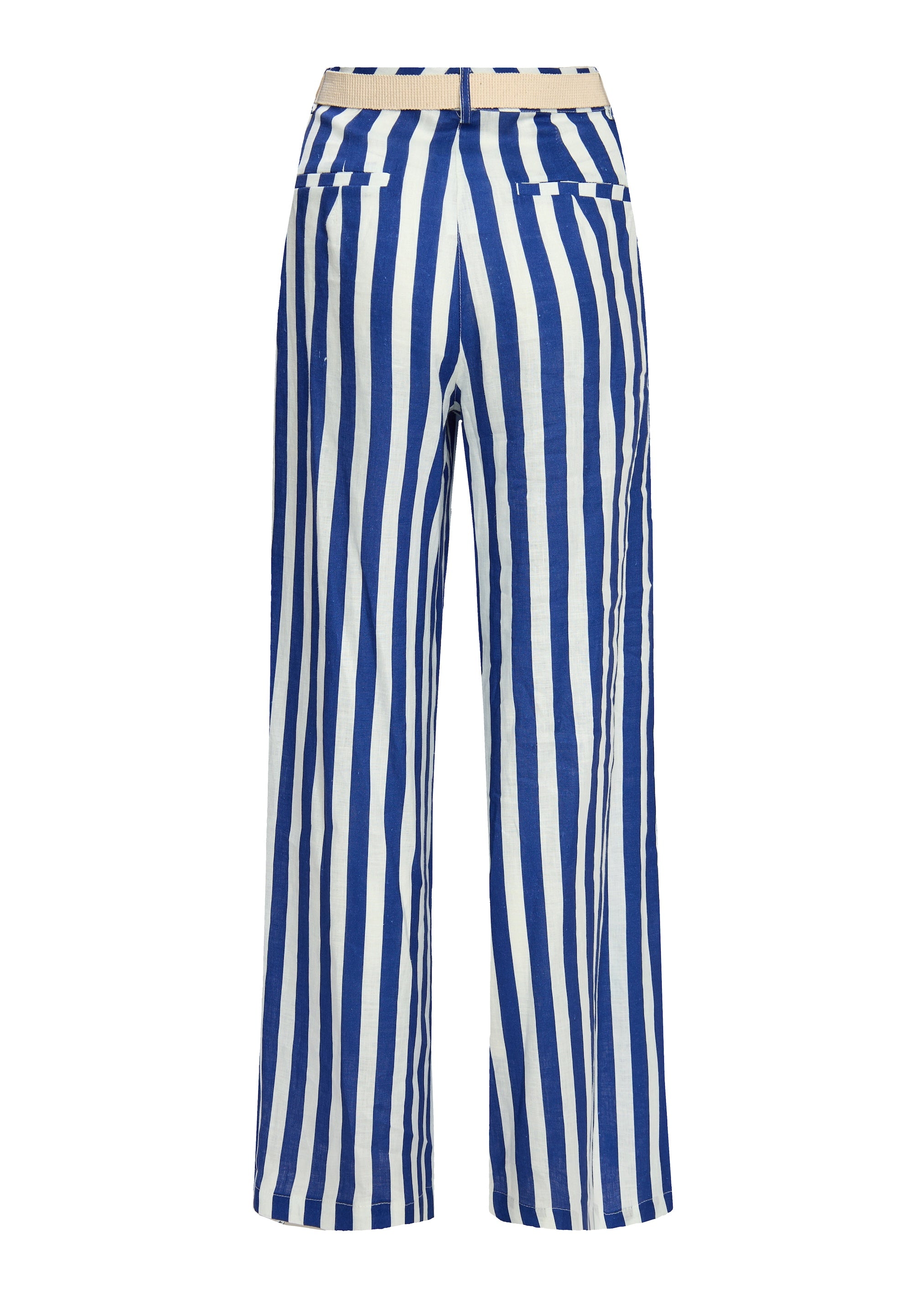 Alexa Blue Stripes Trousers