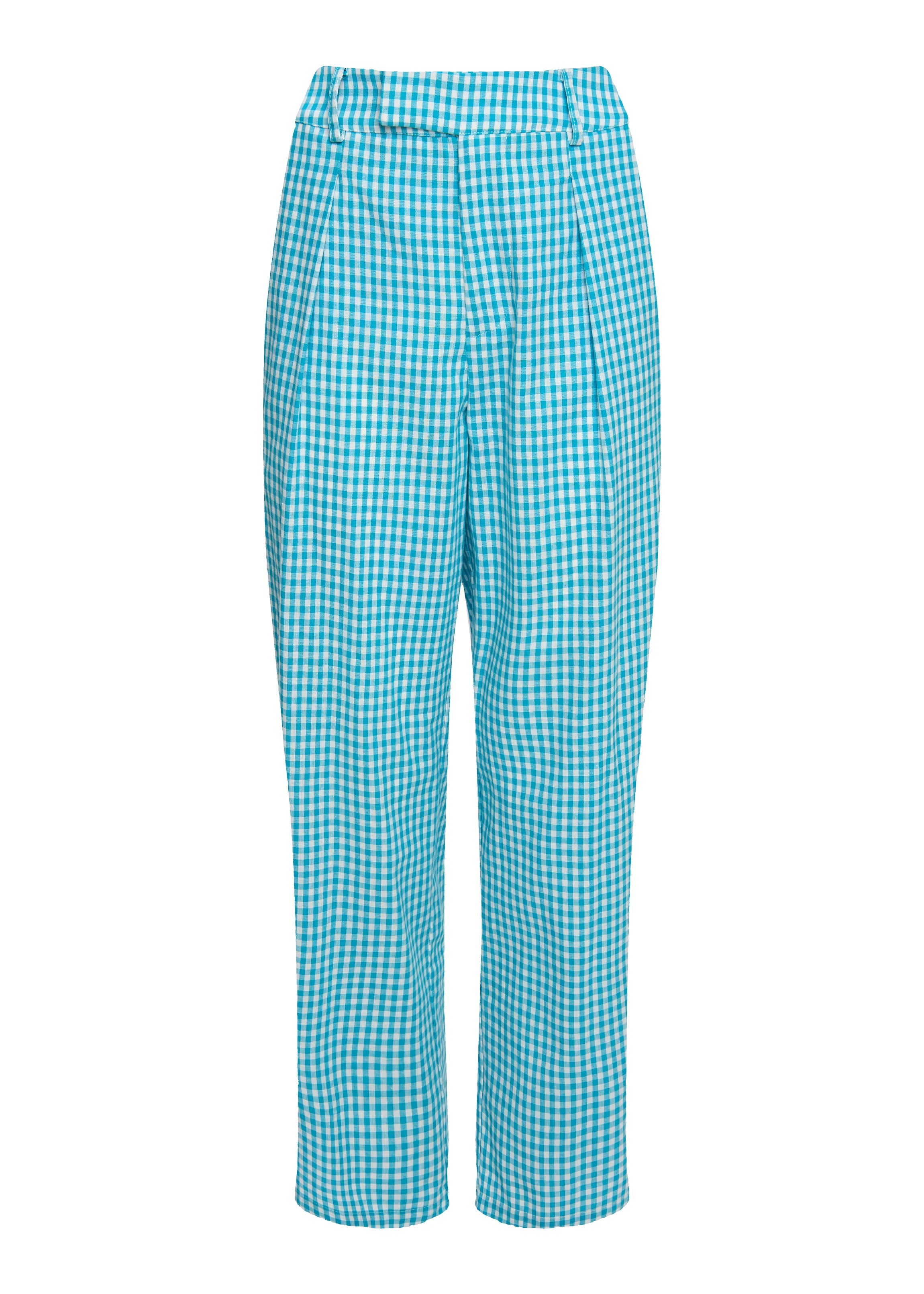 Nubia Turquoise Karo Pants