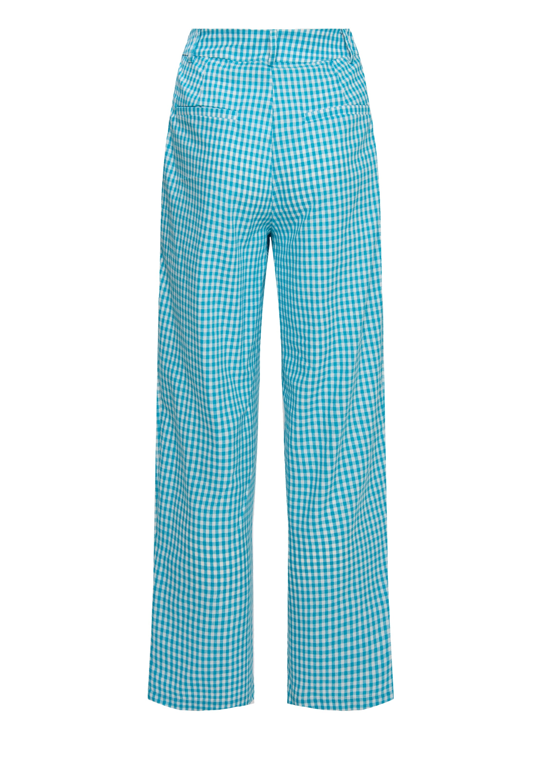 Nubia Turquoise Karo Pants