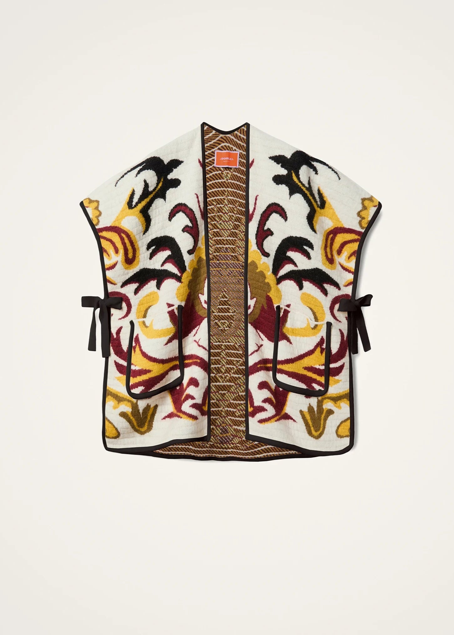 In My Power Ecru Knit Scarf Cape