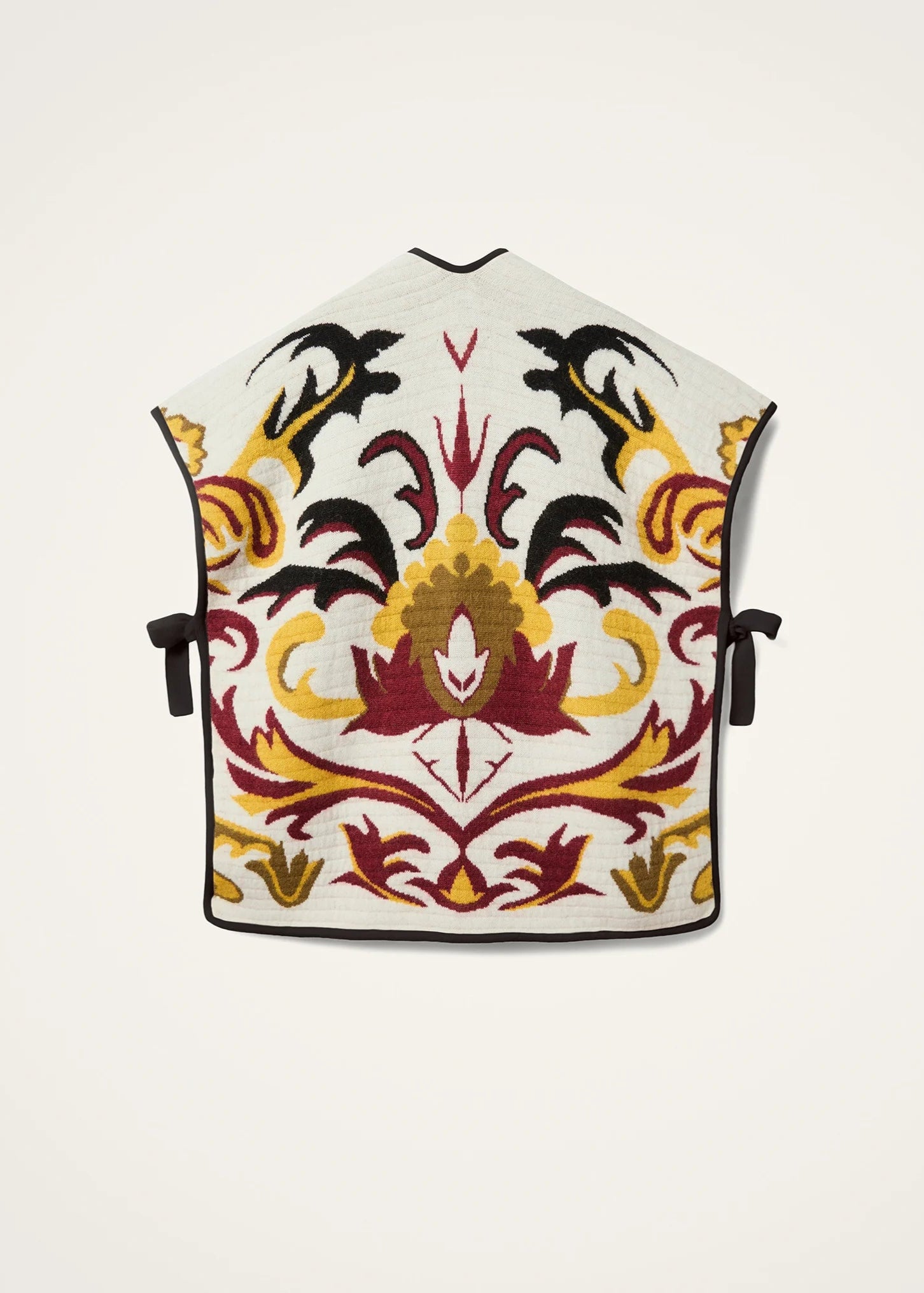 In My Power Ecru Knit Scarf Cape