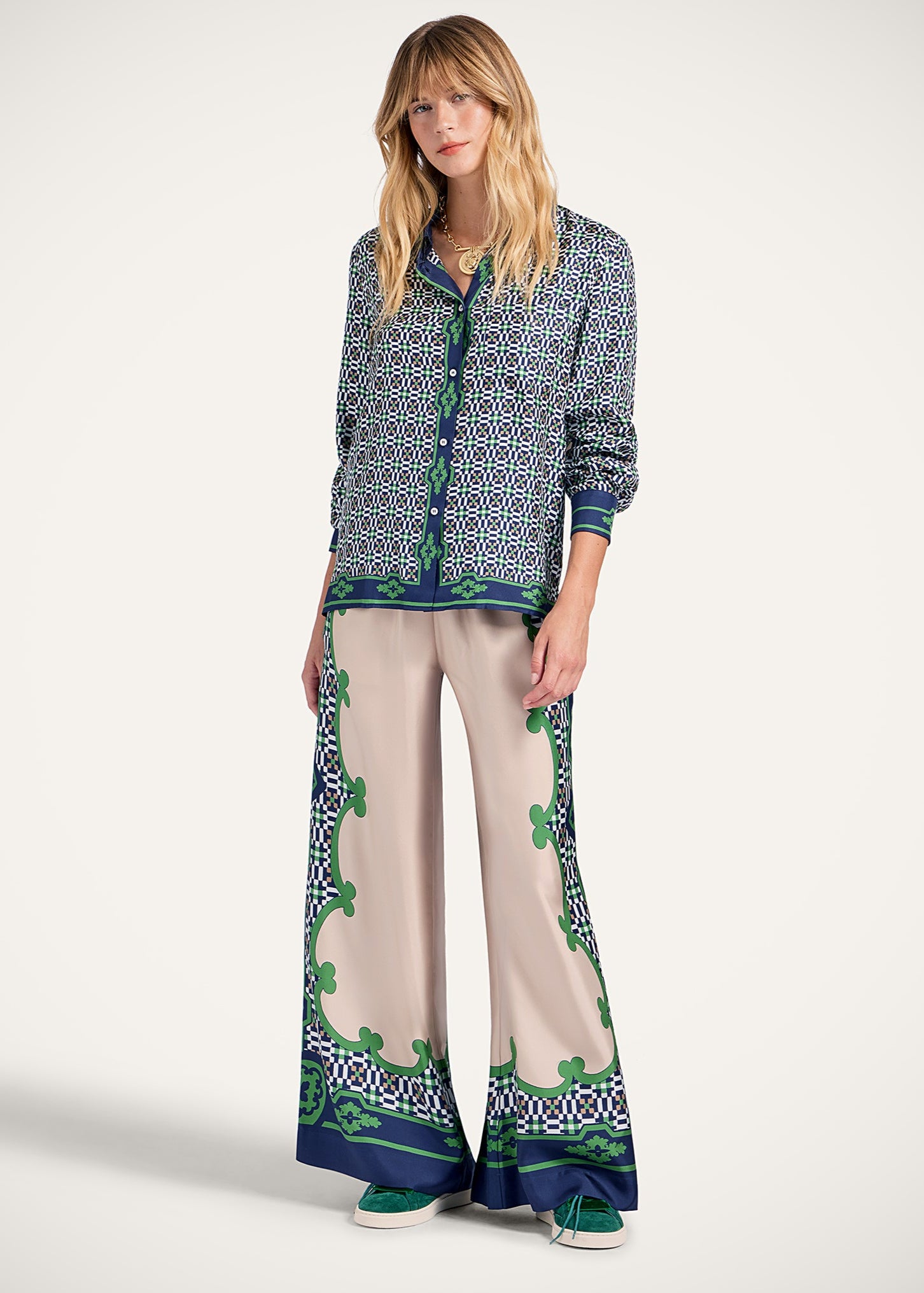 Mariposa Placée Green Boy Shirt