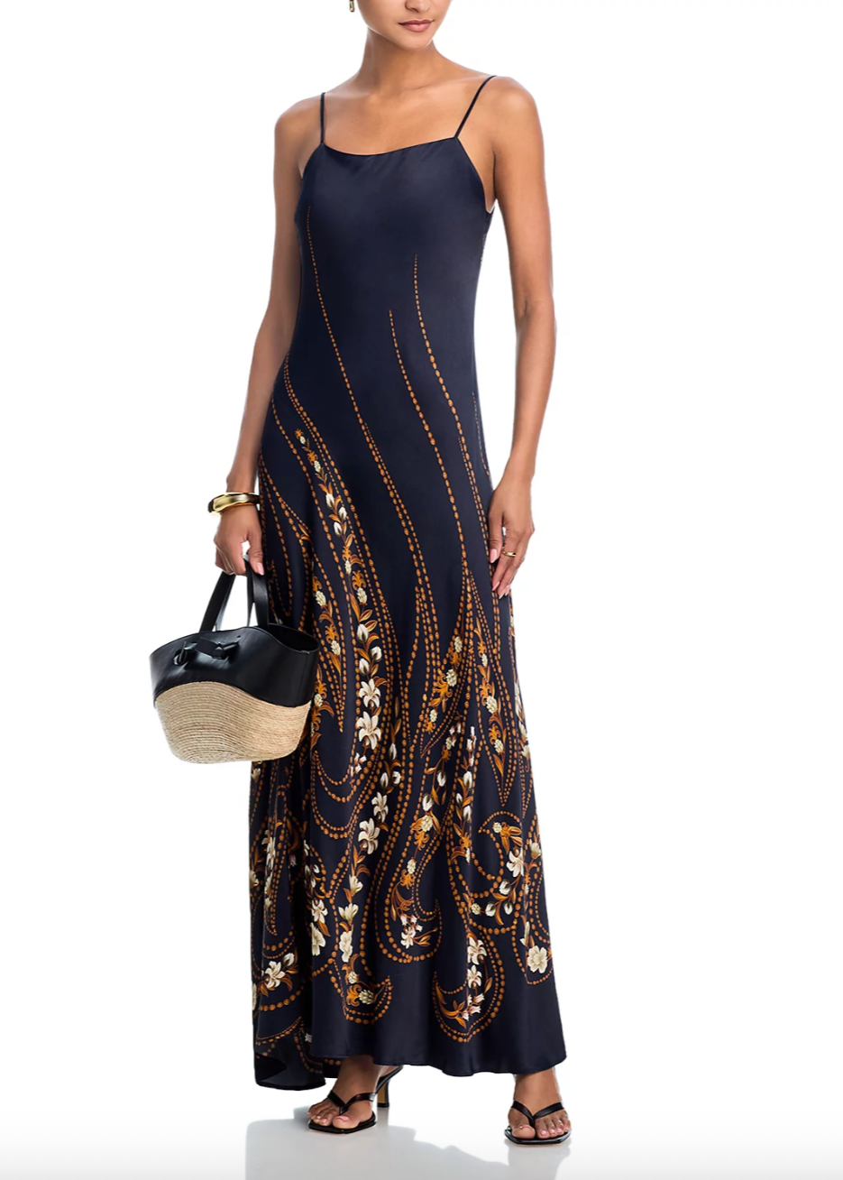 Garden Silhouette Black Slip