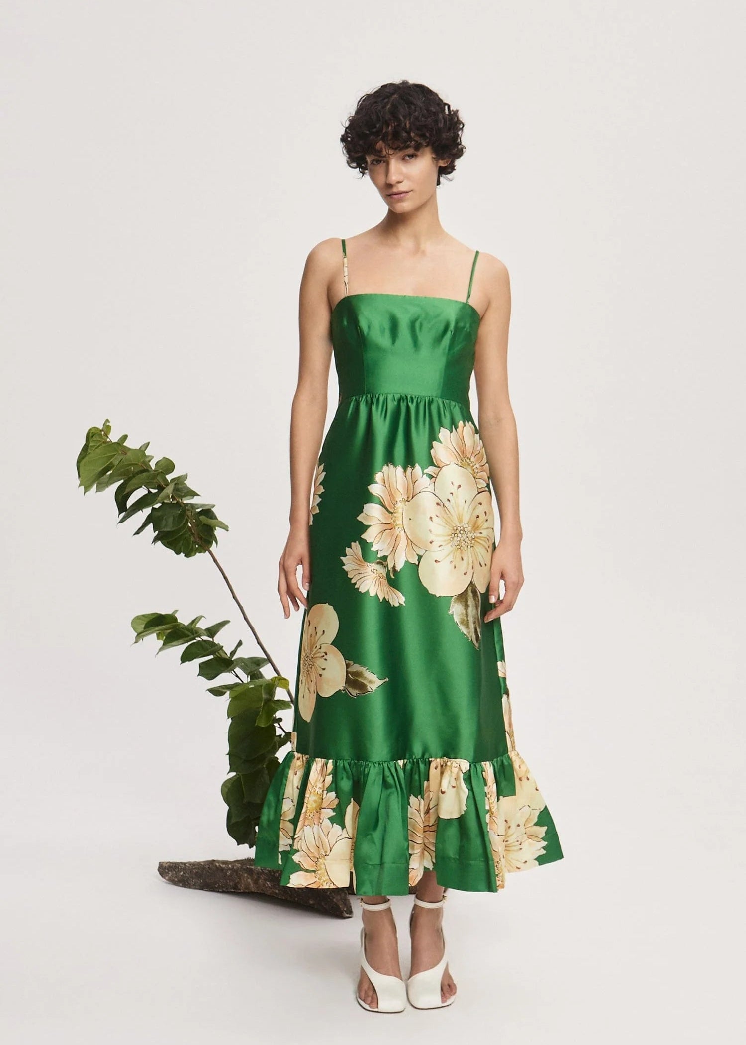 lime green dress near me Get What You Need Lime Green Babydoll Dress – Shop the Mint main image 1