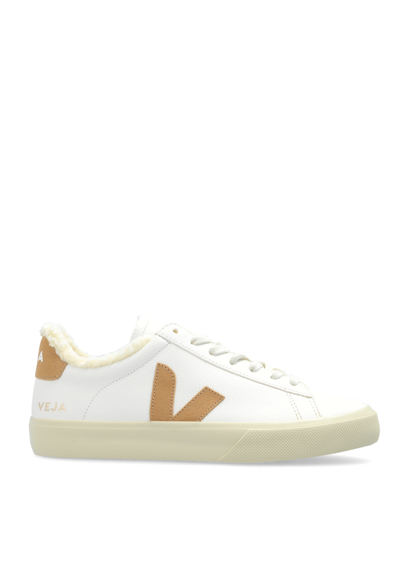 Safran Veja Esplar Camel Bovine Leather Veja Esplar Leather White