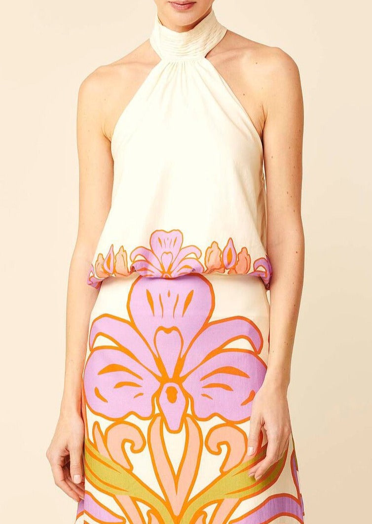 Eugenia Fernandez-Arena Two Monkeys Wine Top-JustbrazilSS24-EUGENIA FERNANDEZ-JUSTBRAZIL