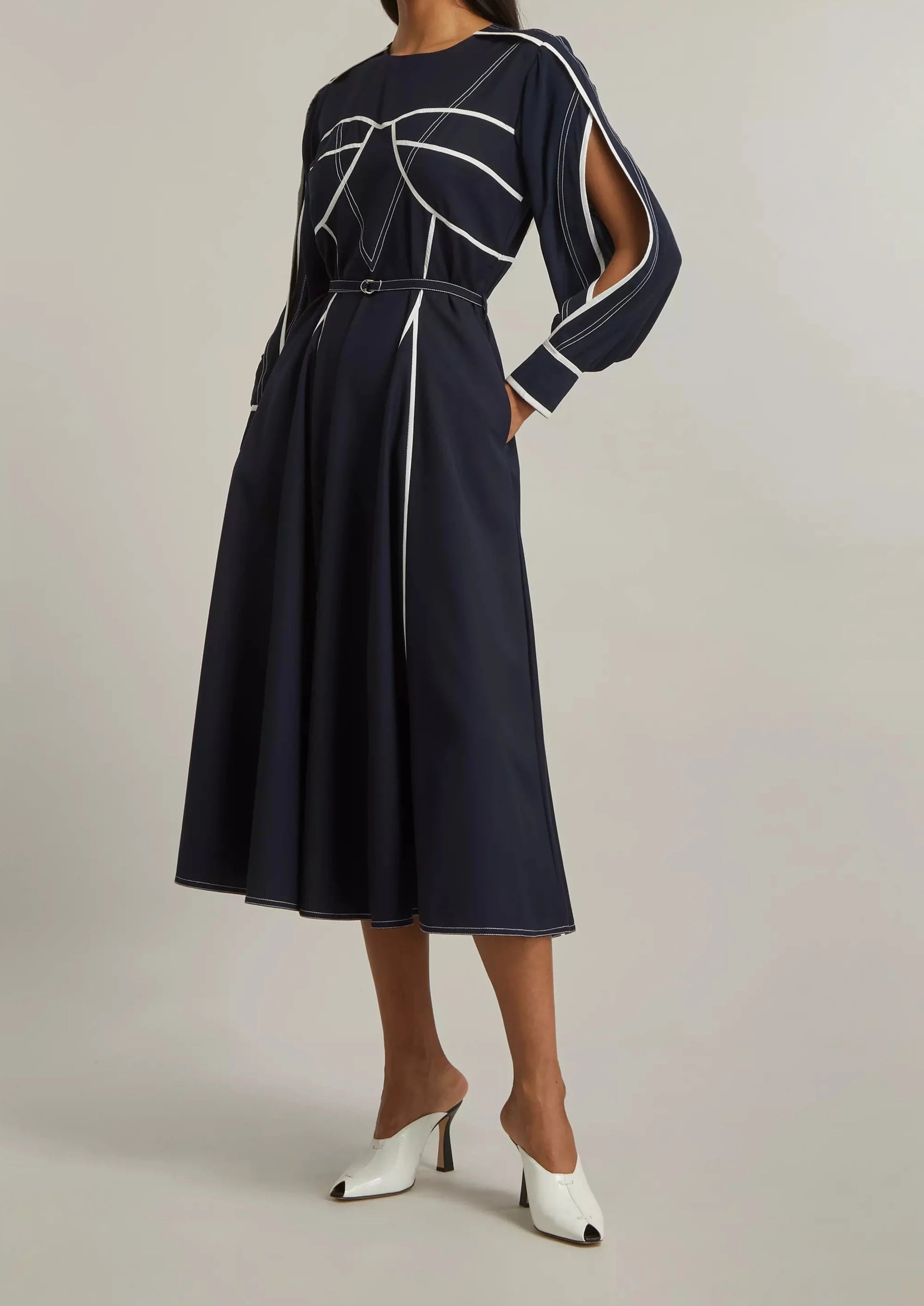 Fit-Flared Dress