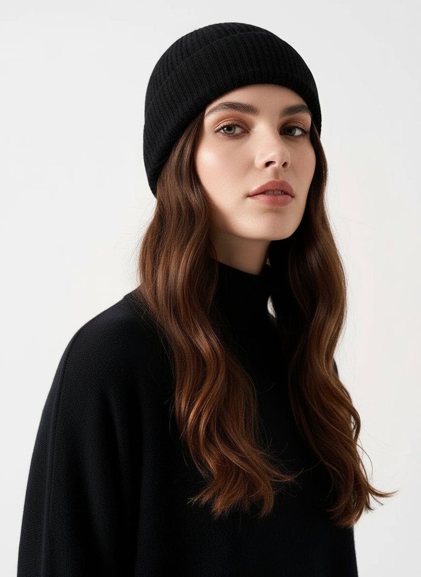 Maeve Black Beanie