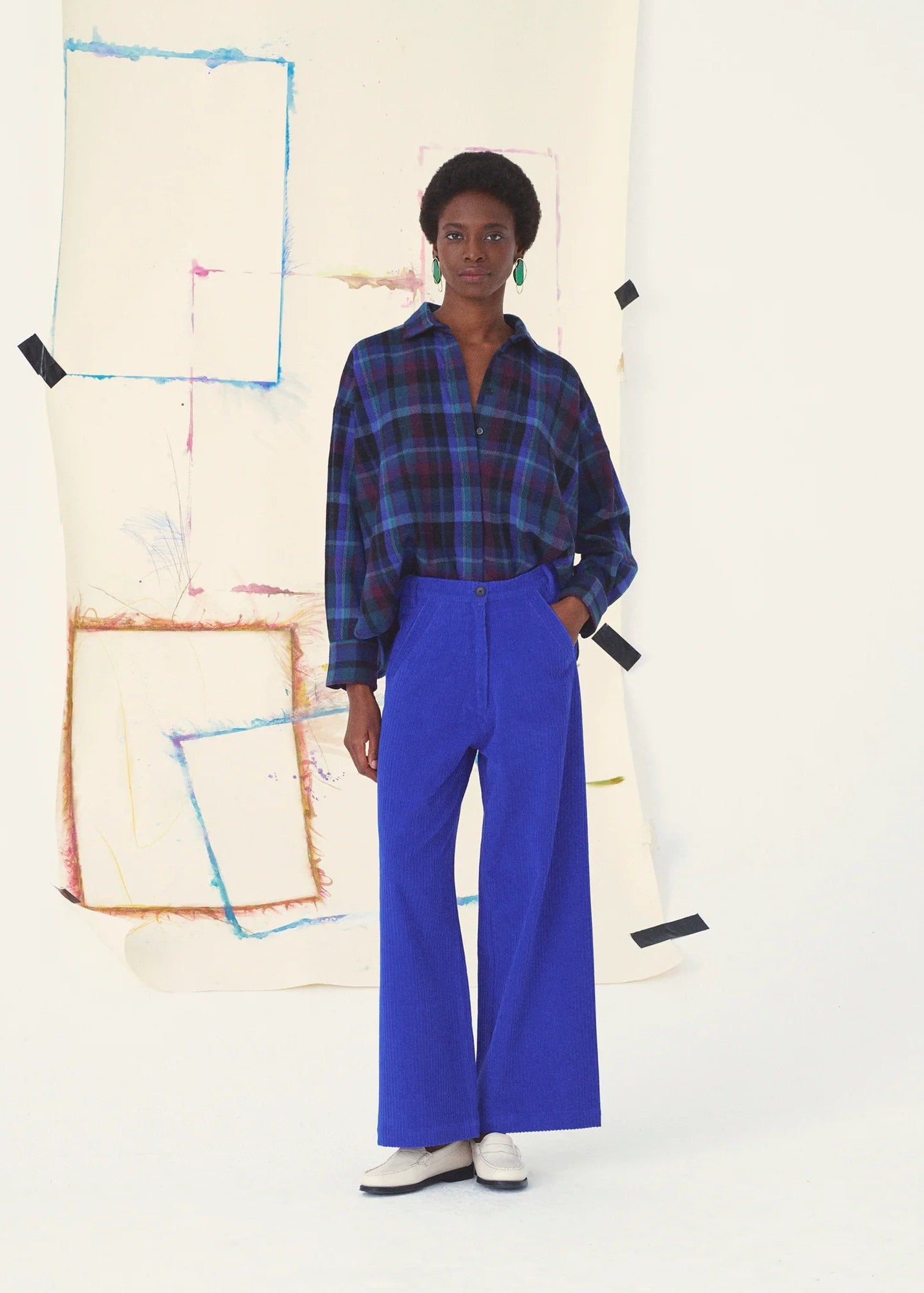 Greta Shirt Abstraction - Outrenoir