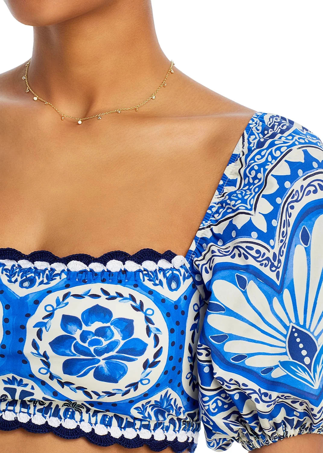 Tile Dream Sleeve Bikini Top