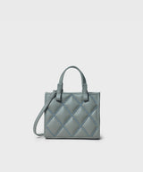 Mini Cross Tote In Pistachio Quilted Leather