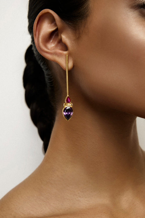 Miria drops / Purple