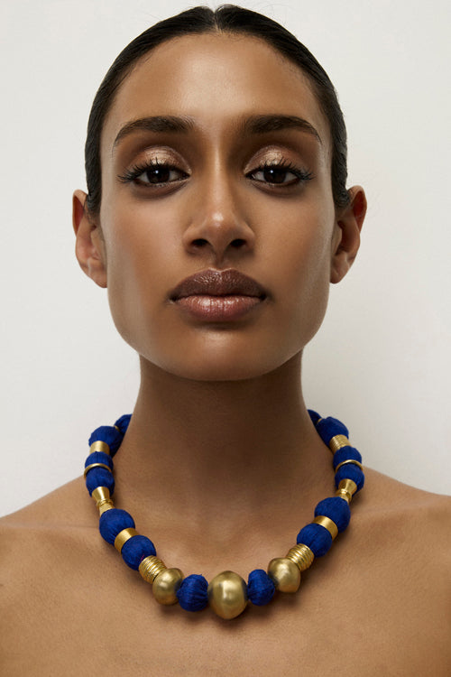 Silda Necklace/ Blue