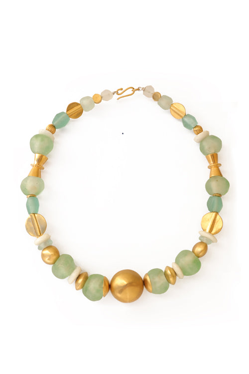 Aurora Green Aqua Necklace