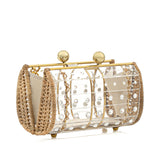 Clutch Strass Gold Bag