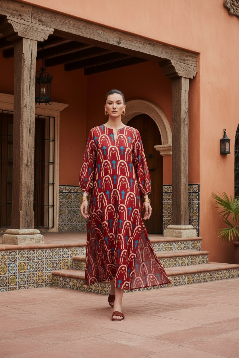 Gadisar Silk Kaftan
