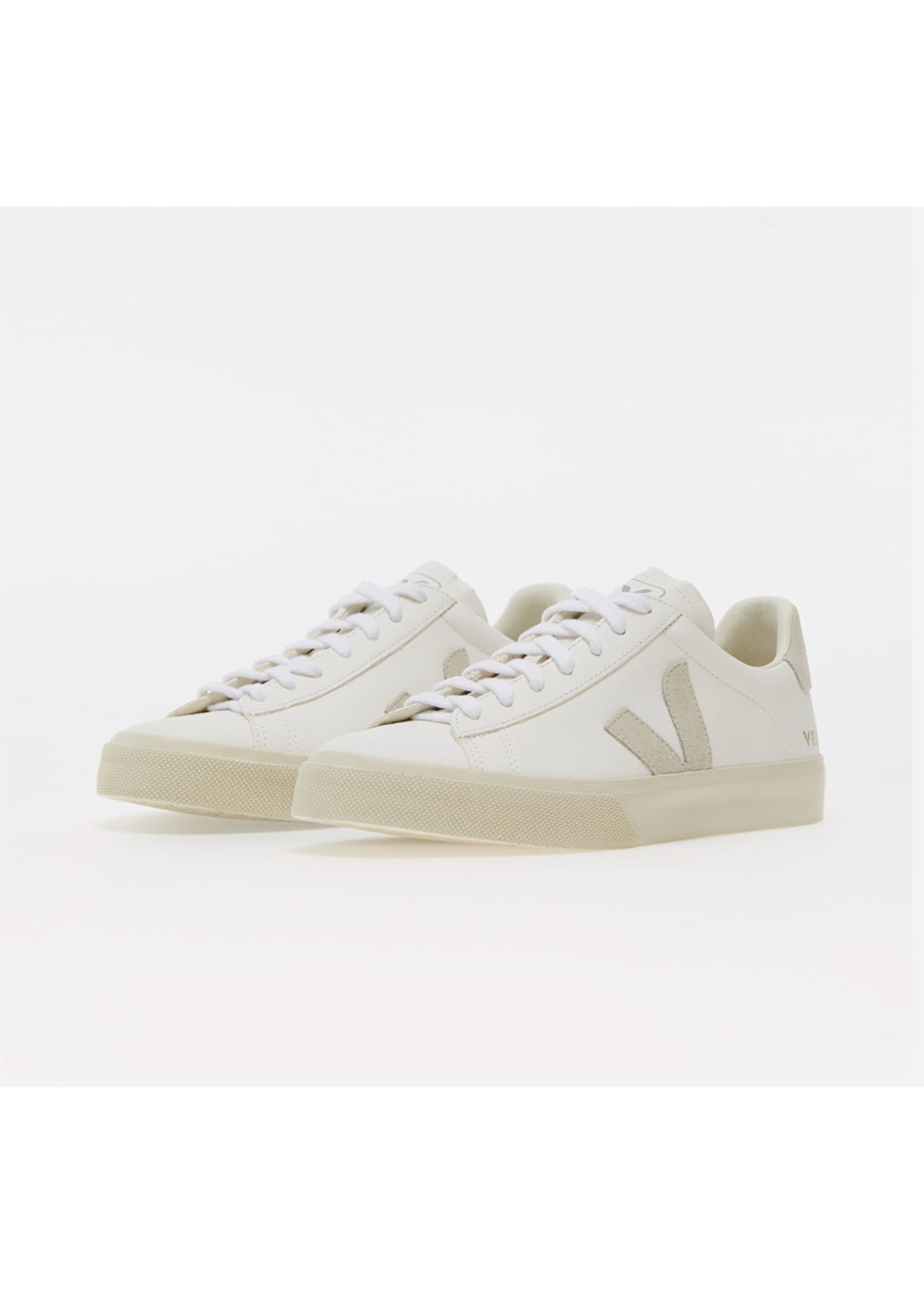 VEJA Campo Extra-White Natural Suede Leather