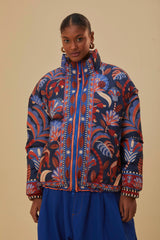 Ainika Sparkle Reversible Puffer Jacket