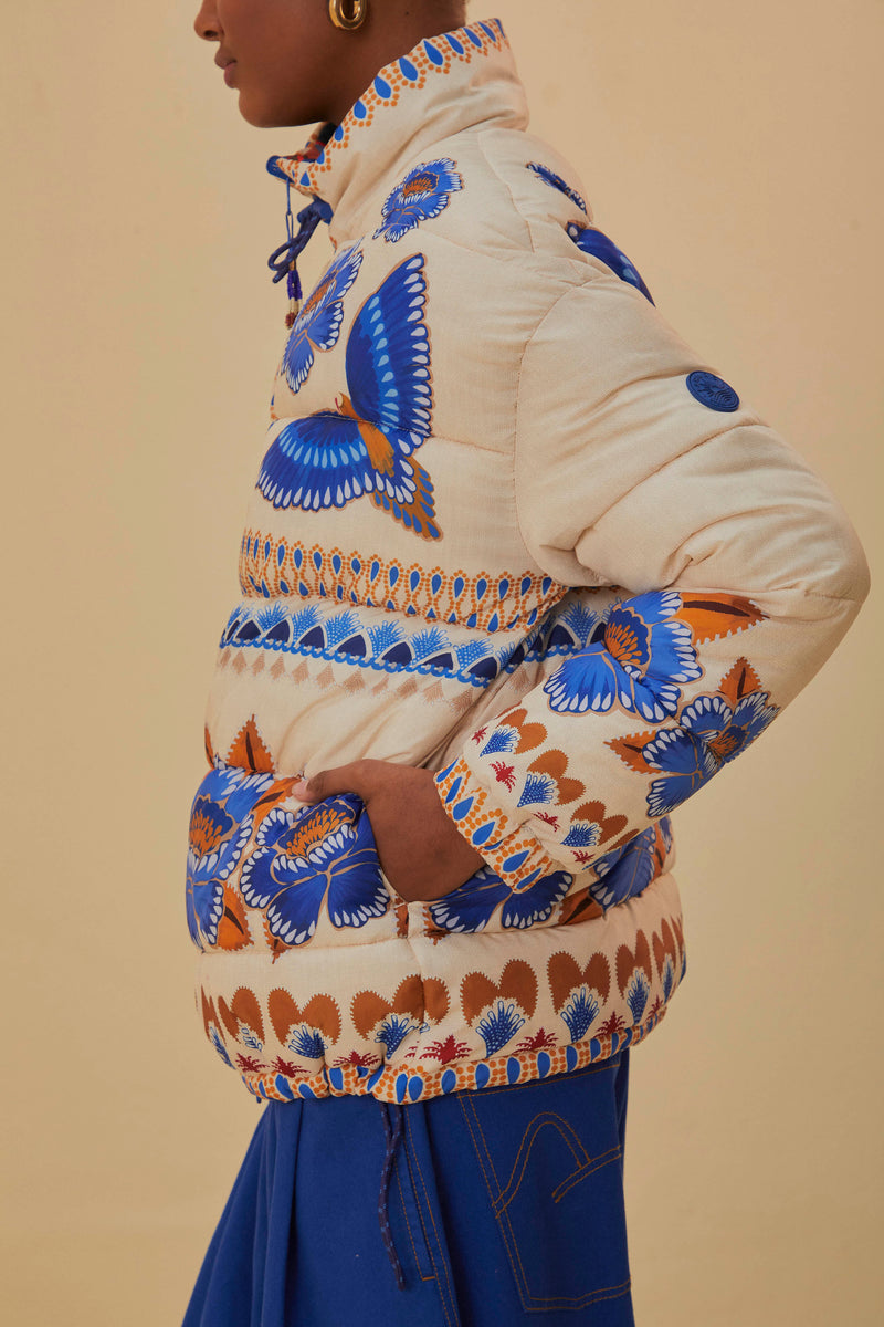 Ainika Sparkle Reversible Puffer Jacket