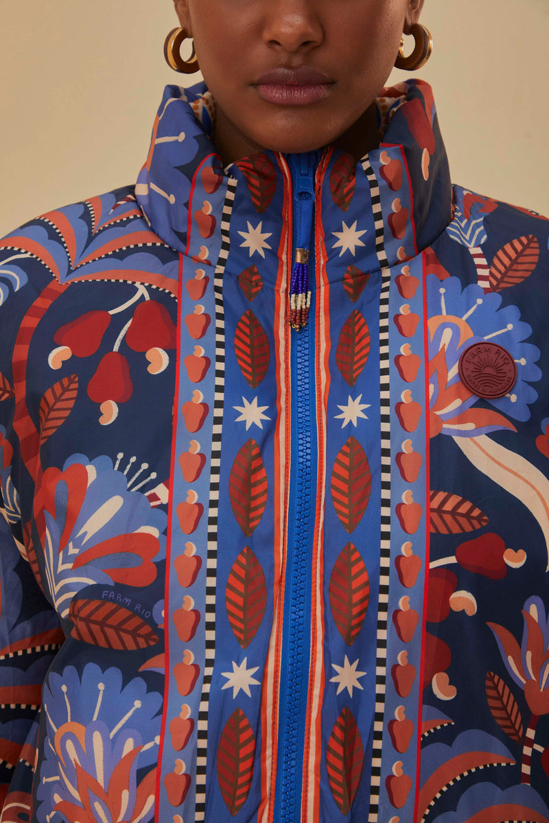 Ainika Sparkle Reversible Puffer Jacket