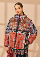 Sweet Mermaids Black Reversible Puffer Jacket