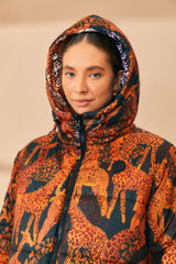 Sweet Mermaids Black Reversible Puffer Jacket