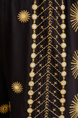 Sun Embroidered Pants