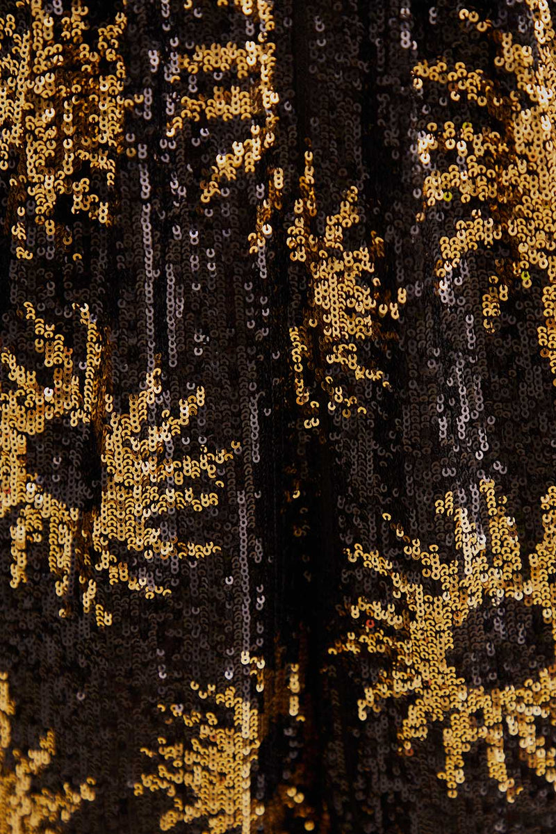 Sunny Mood Sequin V Neckline Jumpsuit