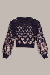 FARM-AINIKA MARTINA KNIT SWEATER-JUST BRAZIL