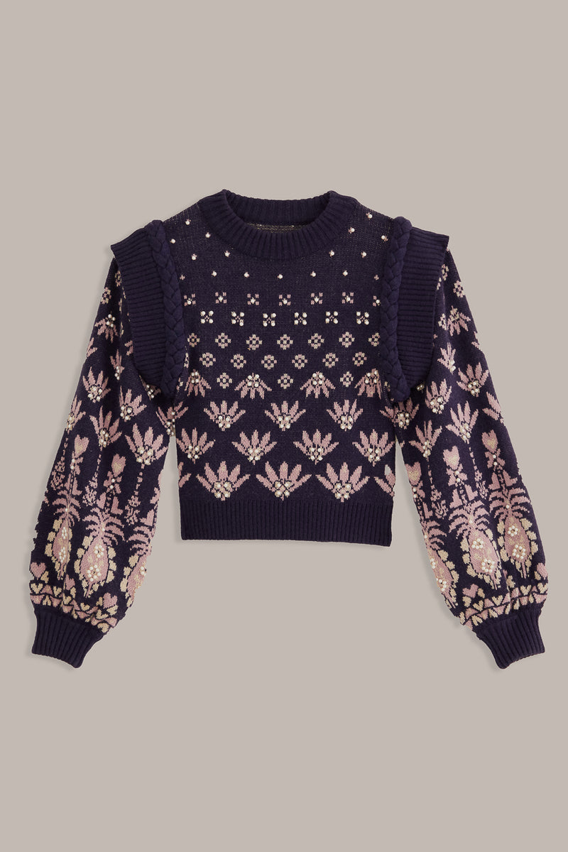 FARM-AINIKA MARTINA KNIT SWEATER-JUST BRAZIL