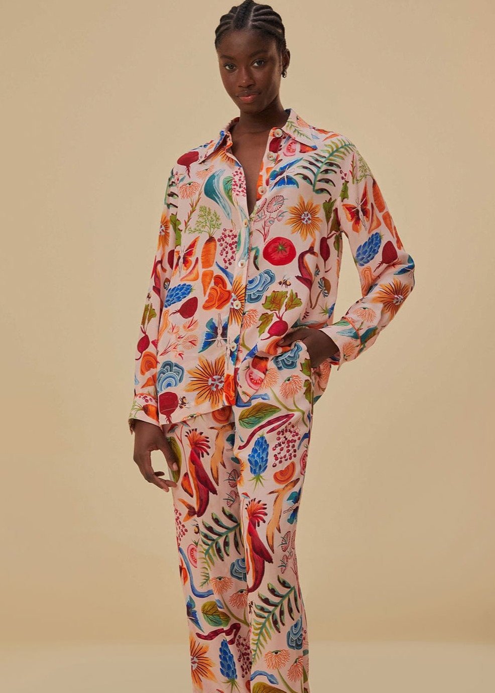 Bright Farm Beige Pajama Pants