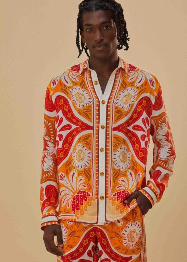Wonderful Scarf Long Sleeved Shirt