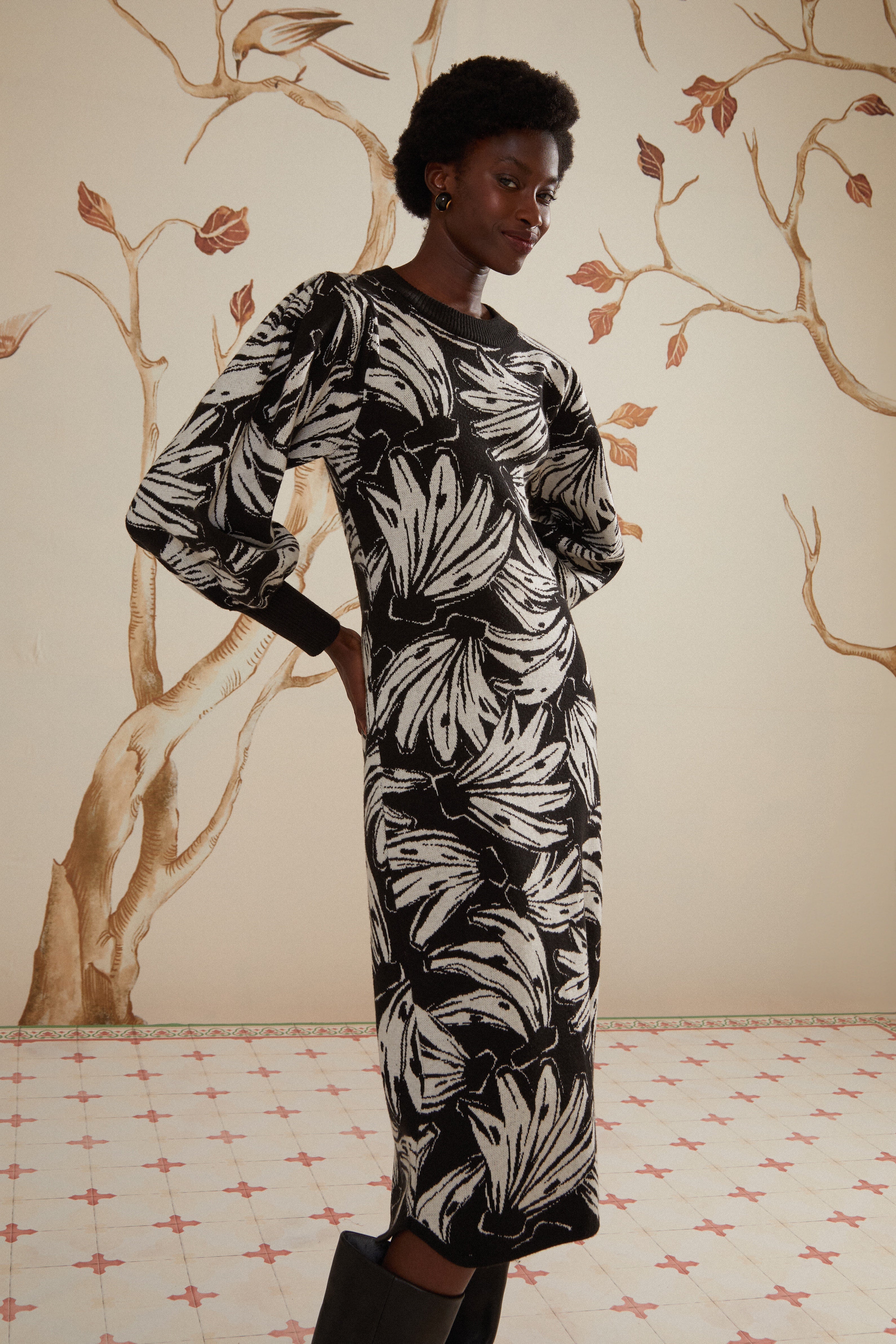 Bossa Banana Knit Dress
