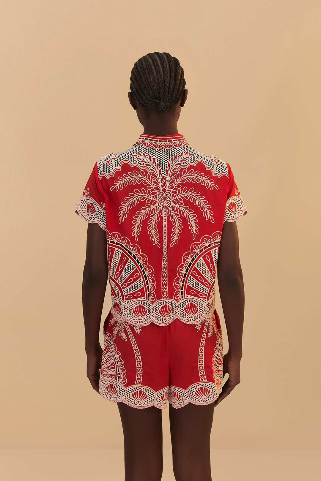 Red Palm Trees Short