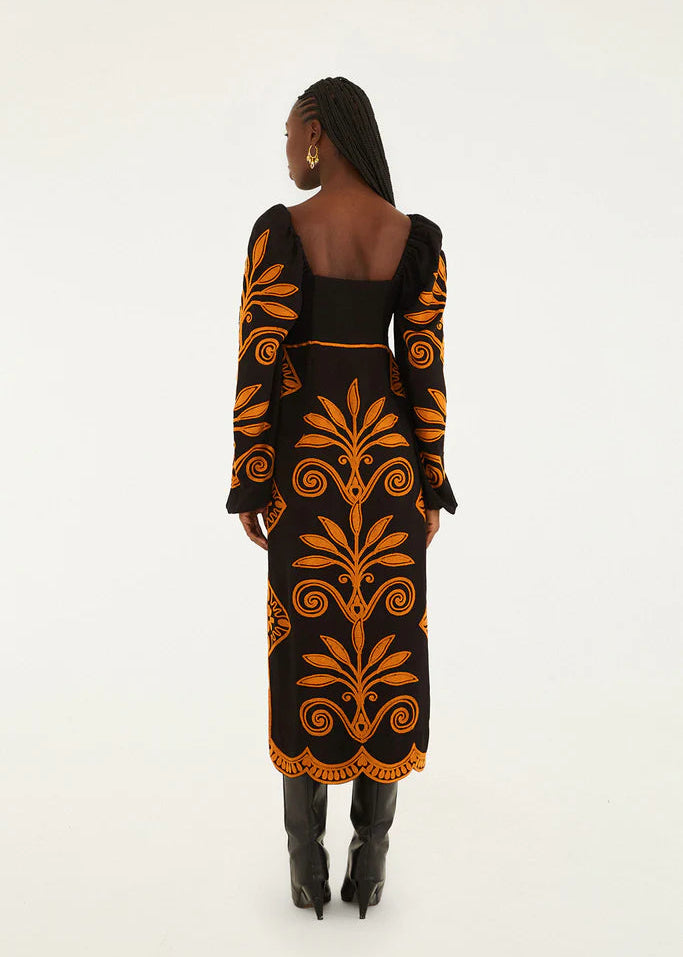 Cornely Ainika Black Artisanal Heart Long Sleeves