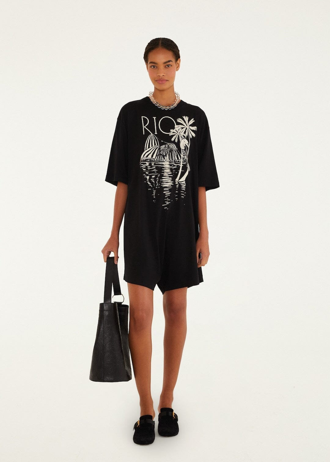 Black & White Rio Mini Jumpsuit